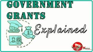 Learn about Grants  What is Government Grant?  Types of Grants & Incentives  Public Finance N5 N6