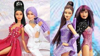 Doll Makeover Transformation  DIY Miniature Ideas for Barbie  Wig Makeup Shoes and More