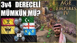 Age of Empires IV Sıralıda 3v4 Kaldık - Peki Ne Yaptık?  AoE4 Oynayış Lipany