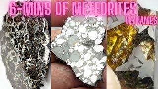 6min Meteorite Showcase Space Rocks - Lots of Pallasites Mesosiderites Chondrites Bencubbinite