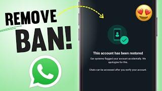 How to UNBAN WhatsApp Account  This account cannot use whatsapp banned solution 2023