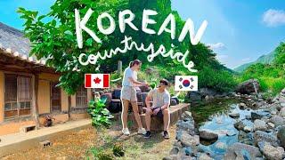 Korean Countryside   Visiting Grandpa at His 400 yo House  Stunning Scenery BBQ  Korea VLOG