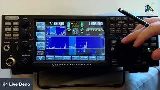 Elecraft K4 Live Demo - Italiano - IW2NOY