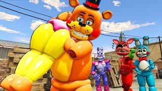 FREDDY Robbery TOY CHIKUS  in NIGHTMARE ANIMATRONICS ADVENTURES GTA 5 FNAF MODS Multi Pulti Fnaf