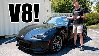 Review V8 Mazda MX-5 Miata - The Modern Shelby Cobra