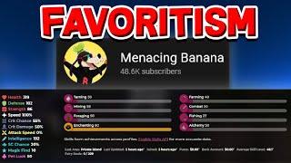 YouTuber Shown Favoritism...MenacingBanana Akinsoft Hannahxxrose Refraction Hypixel