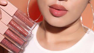 Maybelline LIFTER GLOSS lip swatches Most Hydrating Lip Gloss Plumping Lip Gloss Lip Balm