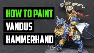 Vandus the city defender  How to paint Vandus Hammerhand  Battle at Fear Farraige