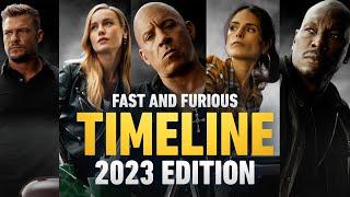 The Fast and the Furious Timeline in Chronological Order 2023 Edition