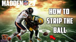 KNOWING HOW TO STRIP THE BALL IN MADDEN 23 WILL CHANGE YOUR LIFE - STRIP TUTORIAL