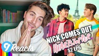 Im Bisexual hes Gay  Nick comes out to his dad Heartstopper S2 EP7 British Bisexual Reacts