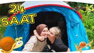 24 Saat Minicik Çadırda Yaşamak