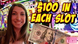 $100 into Three BRAND NEW Slot Machines at Yaamava Casino 