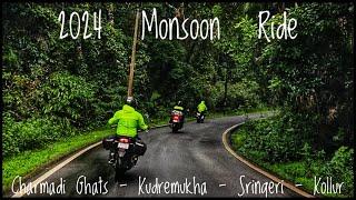 2024 Monsoon Ride Bangalore - Kuderemukha - Sringeri - Kollur  Mesmerizing Western Ghats 