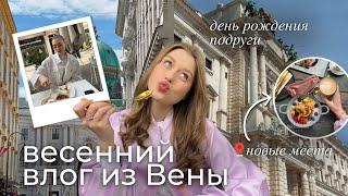 ВЕСЕННИЙ VLOG ИЗ АВСТРИИ Новые места в Вене и день рождения подруги