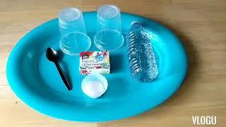  Science activity salt water & food coloring ll  preschool activity