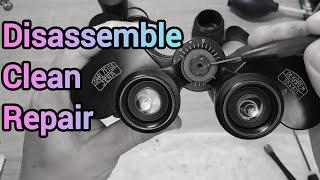 Carl Zeiss DEKAREM Q1 10x50 How Disassemble and clean binoculars servicing repair