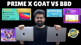 Macbook AIr M1 & M2 Prime day X GOAT vs Big billion day sale Price  When to buy?