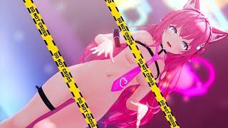 【MMD R18 HOLOLIVE4K】《Hakui Koyori 博衣こより》《Kairiki Bear かいりきベア feat.初音ミク《DARLING DANCE ダーリンダンス》