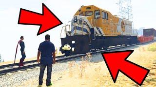 CAN SHINCHAN OR SUPERMAN STOP THE INDIAN TRAIN GTA 5