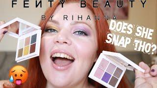 REVIEW  FENTY Snap Shadows 2cool neutrals & 7cadet