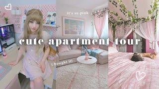  Pink Apartment Tour  KAWAII + DREAMY HOUSE 