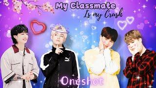 My Classmate ️ Is my crush taekook oneshot taekook love storytaekook yoonmin love story#hanibts