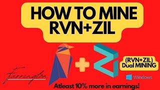 How To Dual Mine RVN + ZIL - Ravencoin + Zilliqa Mining - TeamRedMiner