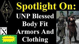 Skyrim mods - Spotlight On UNP Blessed Body Fit Armors And Clothing