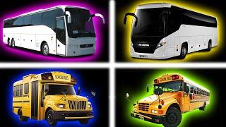 Volvo Bus & Scania Bus & School Bus Horn - Sound Variations in 8 Minutes  Mega Mix