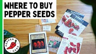 Where To Buy Pepper Seeds - Our Favorite Places - Pepper Geek