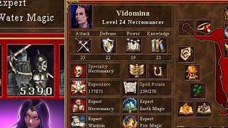 Heroes 3 Necropolis redux Vidomina vs Loynis Castle