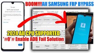 Finally New Method 2024  Samsung FRP Bypass Android 11 12 13 Google Account Remove  ADB Fail