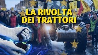 La rivolta dei trattori contro lUnione europea