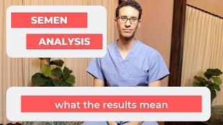 INFERTILITY Semen Analysis - what does it mean for your fertility mean?