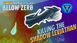 Killing The Shadow Leviathan using the Grappling Arm - Subnautica Below Zero