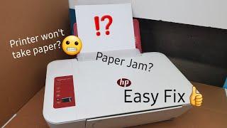 HP Deskjet 2540 Printer Paper Feed Problem Fix 2541 2542 2543 2544 2545 2546 2547