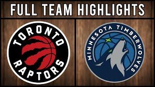 Toronto Raptors vs Minnesota Timberwolves - Full Team Highlights  Oct 25 2023