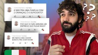 MUITA GENTE SE DANDO MAL NO RECOMEÇO DE VIDA NA ITÁLIA... NÃO SEJA MAIS UM  Vini Responde #18