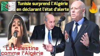 Tunisie surprend lAlgérie et déclare létat dalerte Palestine comme lAlgérie Rima Hassan répond