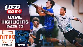 Portland Nitro at Seattle Cascades  FULL GAME HIGHLIGHTS  July 21 2024