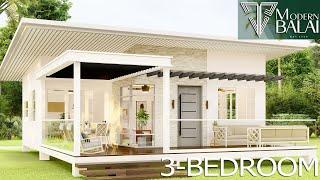 Simple House Design 3-Bedroom Small Farmhouse Idea  108 sqm.