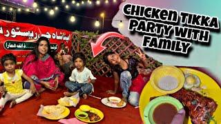 family ke sath chicken tikka party  gopal sonia