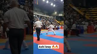 3 point ashi bray #karate #kumite #karatekid #karatedo