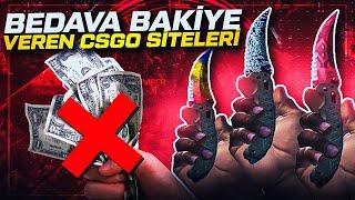 BEDAVA BAKİYE VEREN TÜM CSGO SİTELERİ 2022  CSGO ÜCRETSİZ SKİN ALMA CSGO DEPOSİTSİZ SİTELER 2022