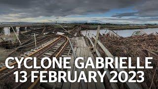 Cyclone Gabrielle strikes NZ 13 February  nzherald.co.nz