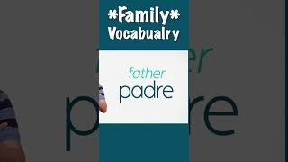 Spanish Vocabulary Family