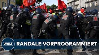 ESSEN AfD-Parteitag - Polizei erwartet Ausschreitungen bei Demonstrationen gegen Rechts