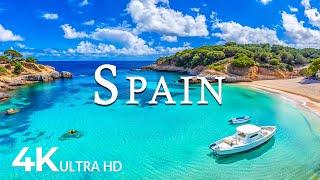 FLYING OVER SPAIN 4K UHD - Soothing Music Along With Beautiful Nature Video - 4K Video ULTRA HD #2