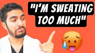 How To STOP SWEATING So Much Dermatologist